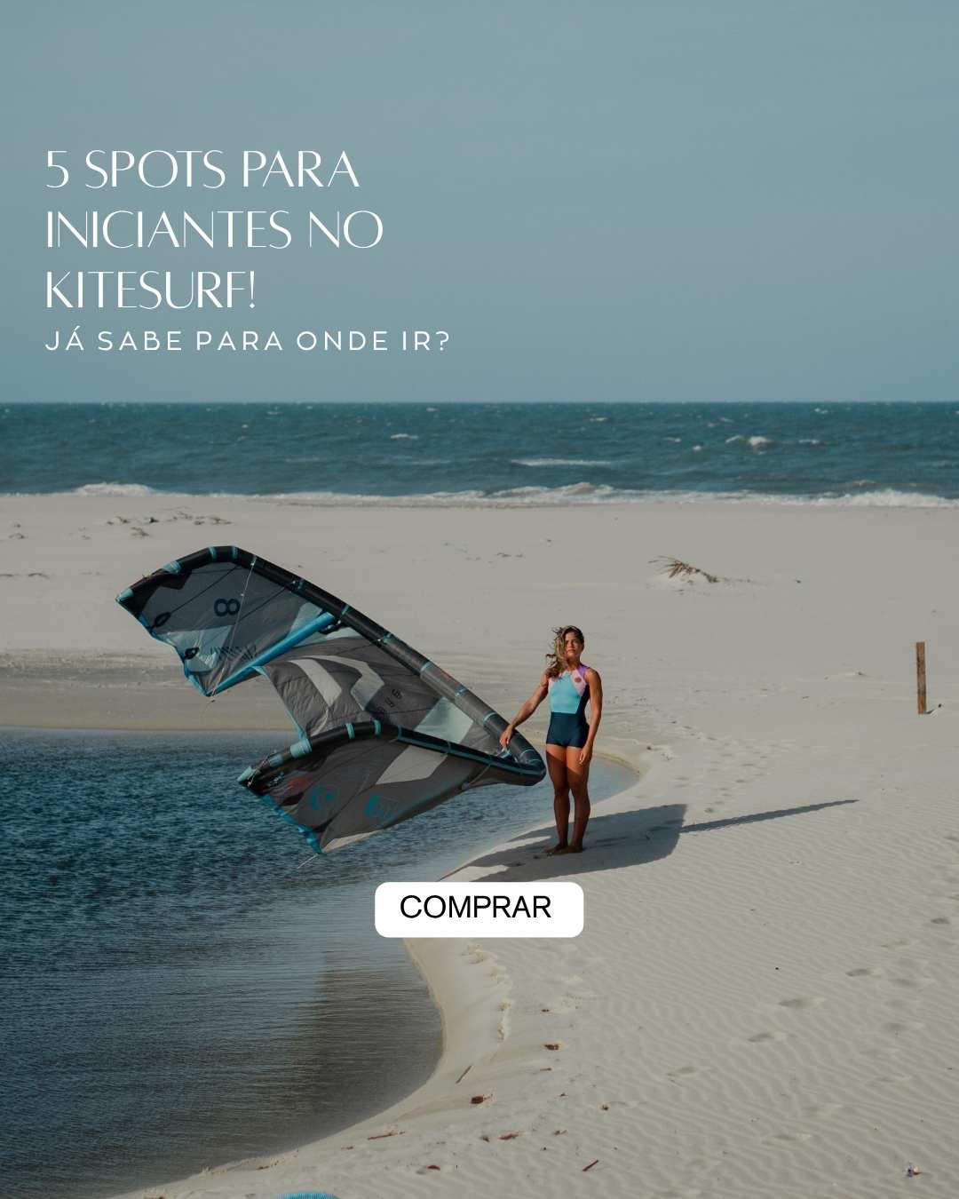 5 destinos incríveis para kitesurf!